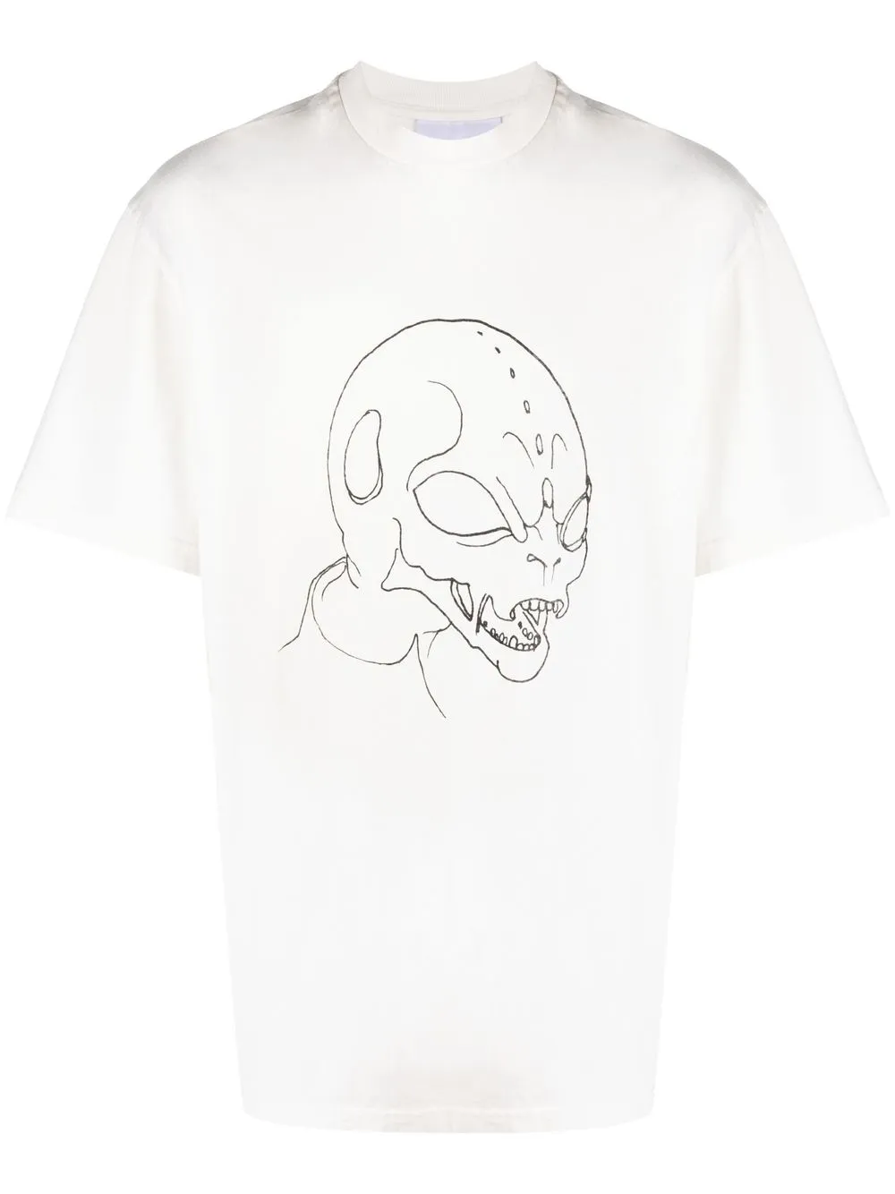 Han Kjøbenhavn graphic-print organic cotton T-shirt - White
