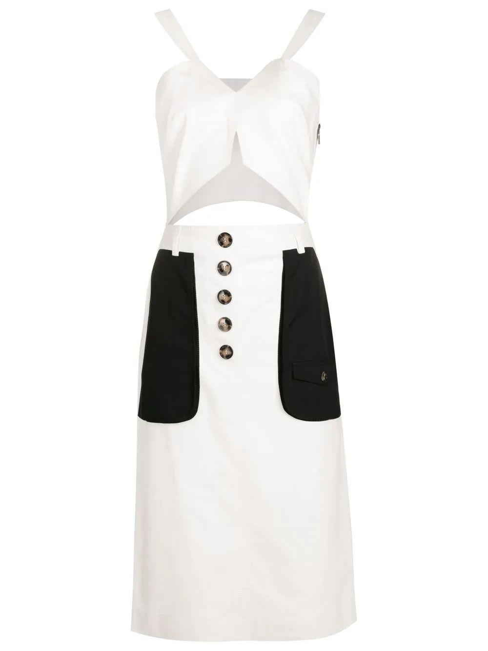 Nk mid-length day dress - White
Nk mid-length day dress - White