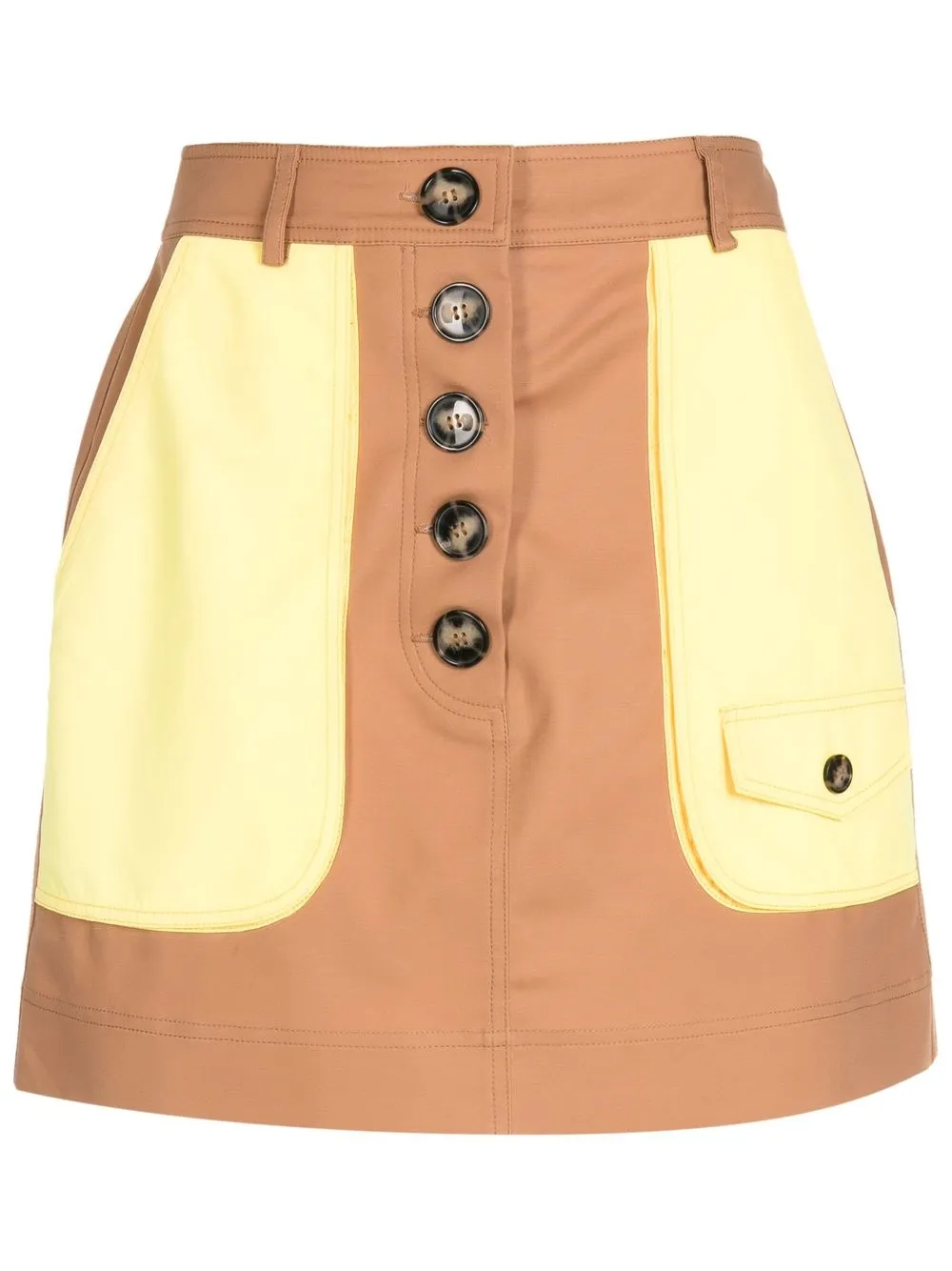 Nk high waist skirt - Brown