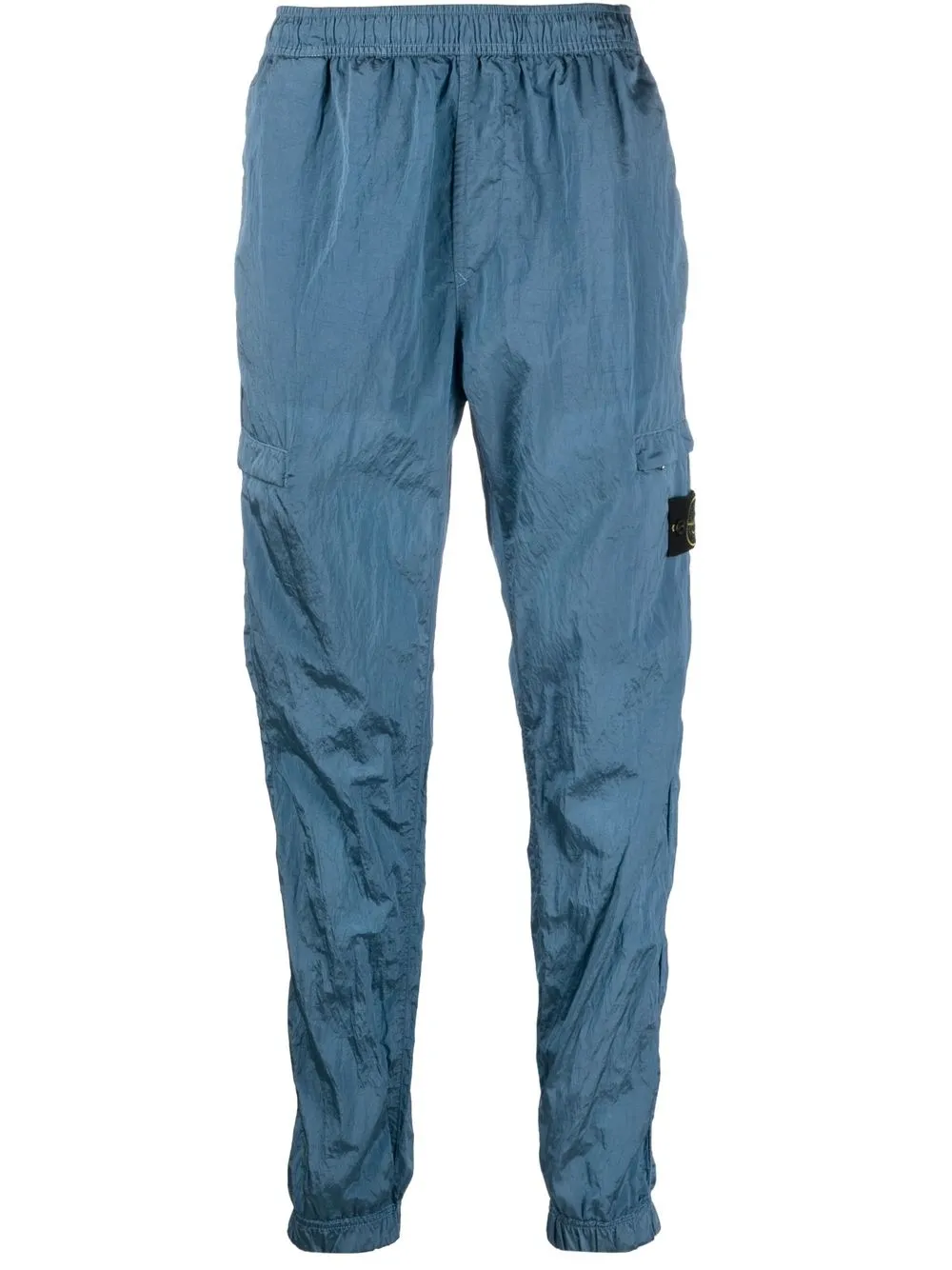 Stone Island logo-patch track pants - Blue