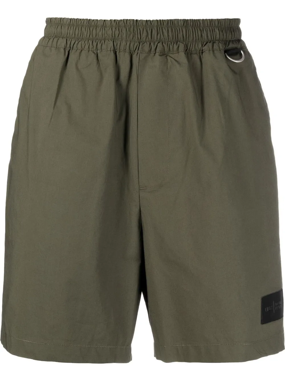 Low Brand shorts con parche del logo - Verde