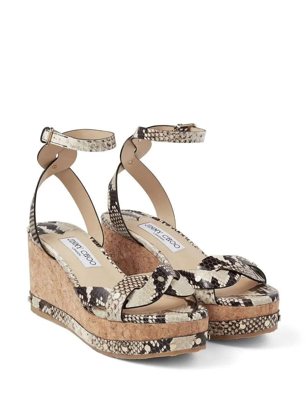 Jimmy Choo Drya Mm Wedge Sandals Farfetch