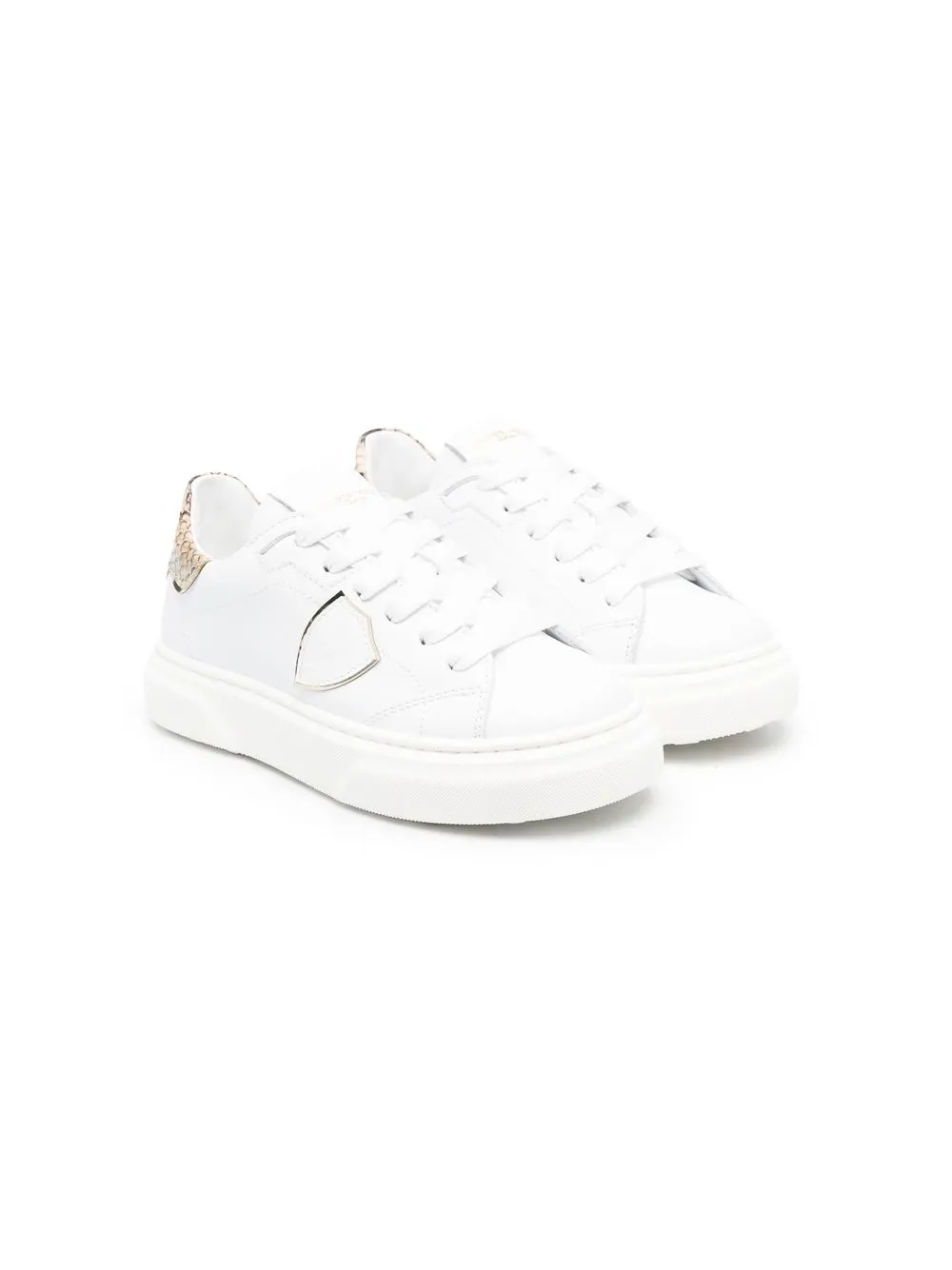 Philippe Model Kids tenis Temple - Blanco