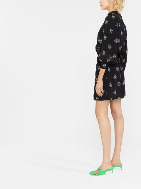 Zadig Voltaire Rivali Floral Print Silk Dress Farfetch