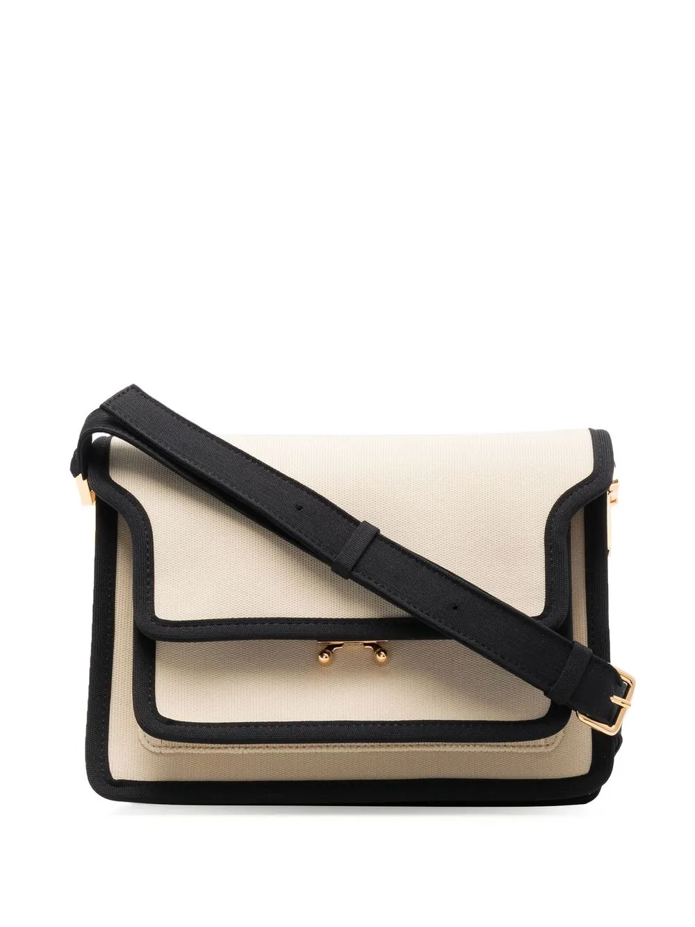 Marni bolsa crossbody Trunk Soft mediana - Neutro