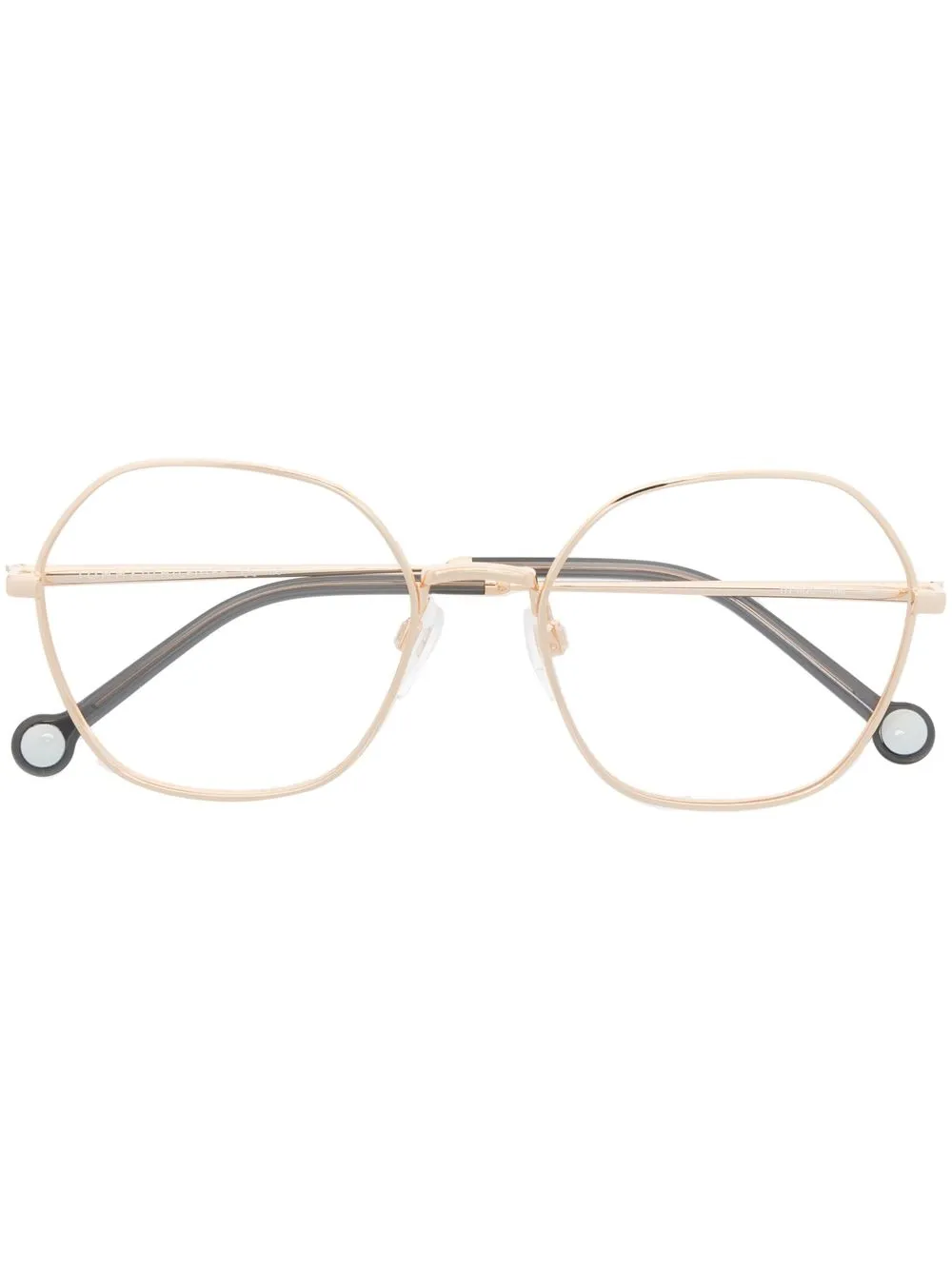 Tommy Hilfiger lentes oversize con logo - Dorado