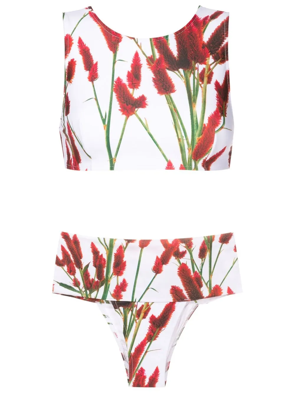 Osklen Floral Print Bikini Set Farfetch
