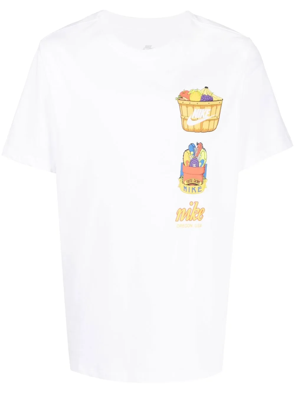 Nike graphic-logo print T-shirt - White