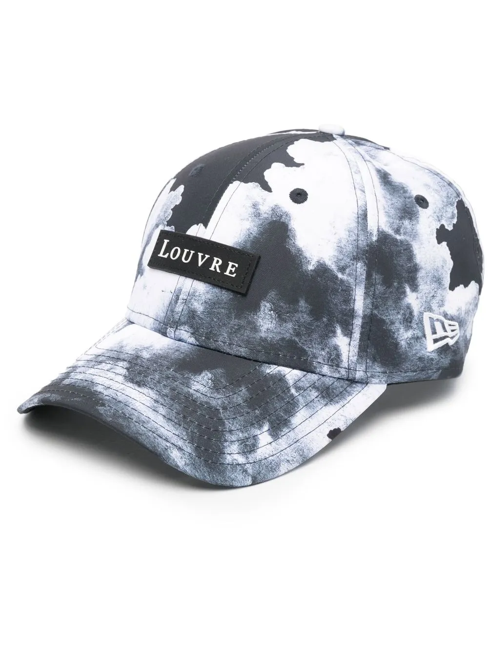 NEW ERA CAP Lourve tie-dye baseball cap - Black