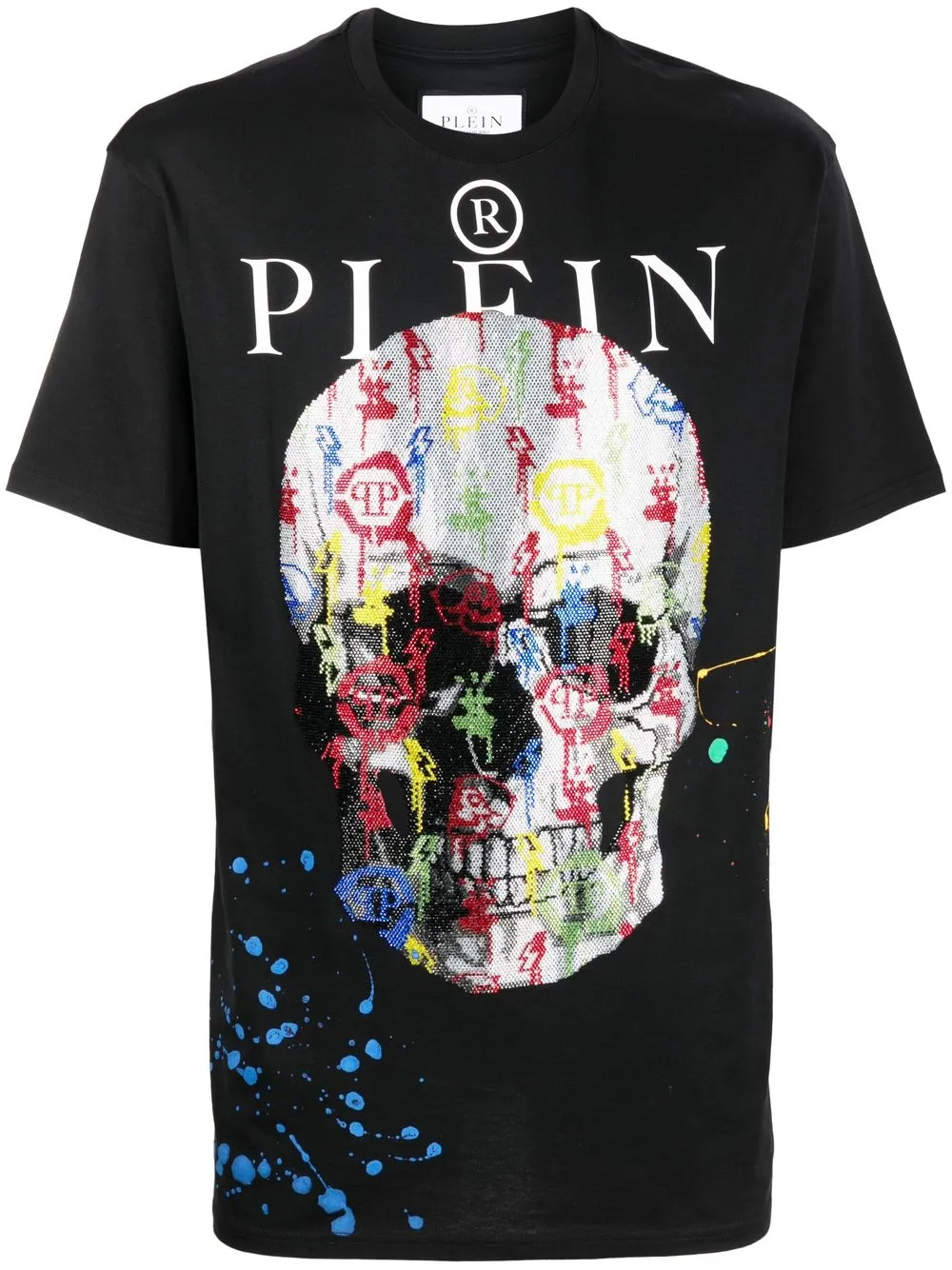 Philipp Plein skull-print short-sleeve T-shirt - Black