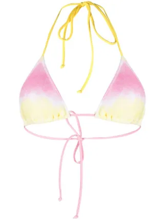 Mc Saint Barth Leah Tie Dye Bikini Top Farfetch