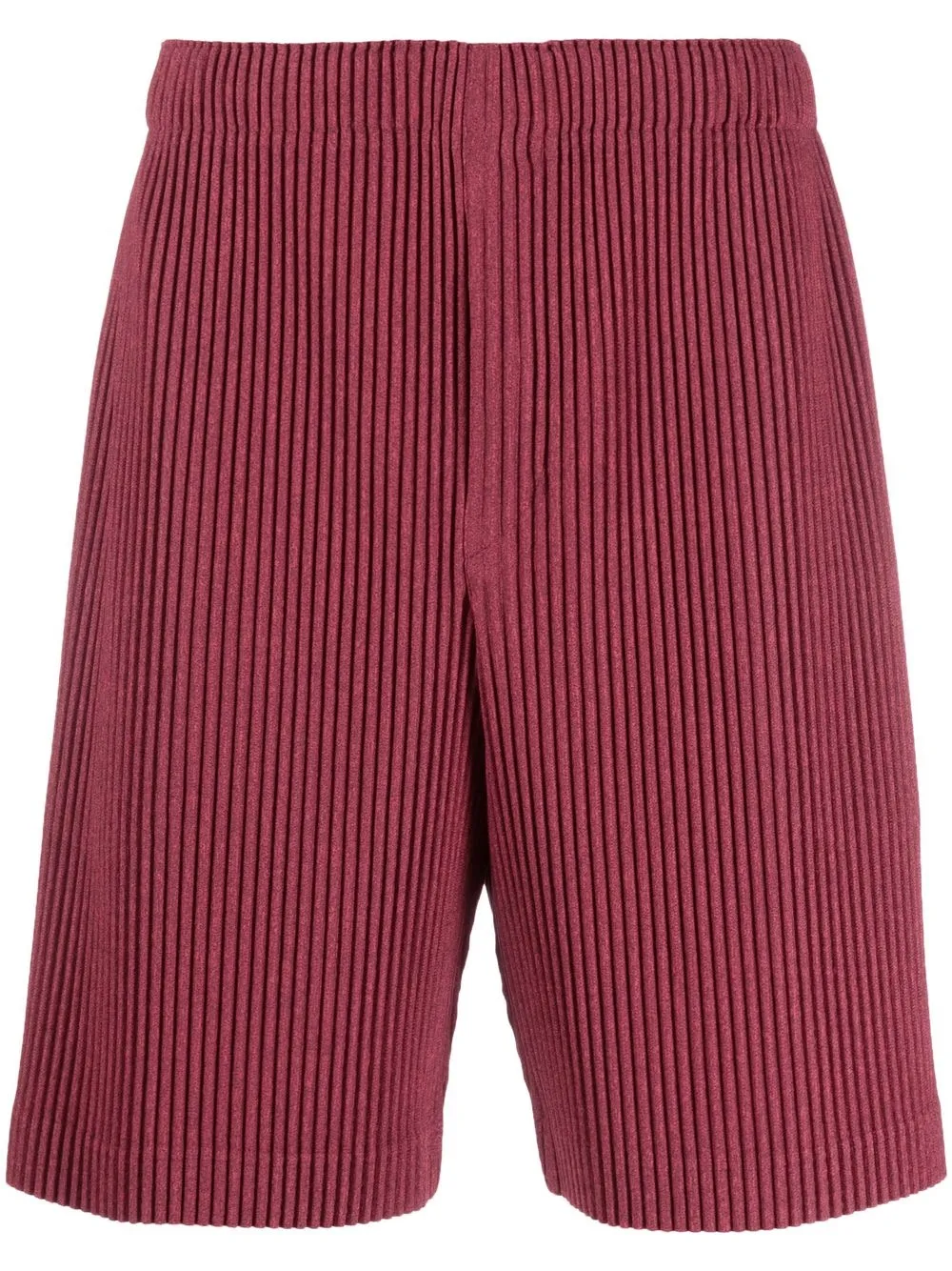 Homme Plissé Issey Miyake bermudas plisadas - Rojo