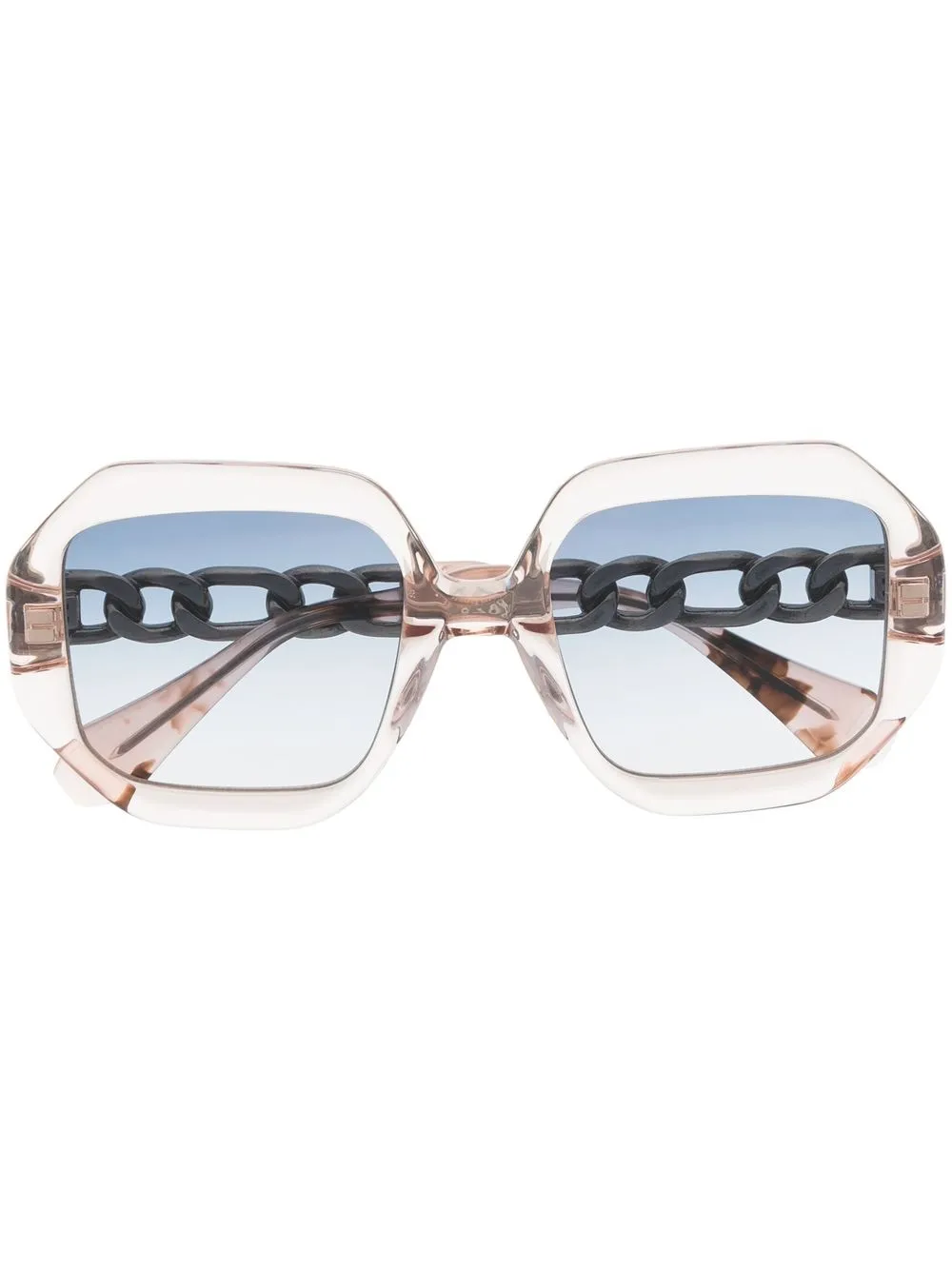 GIGI STUDIOS lentes de sol Eirene con armazón hexagonal - Rosado