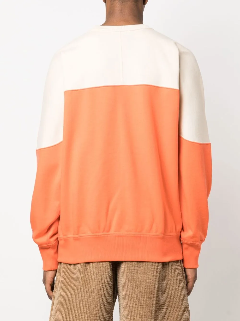 Marant Colour Block Logo Print Sweatshirt Farfetch