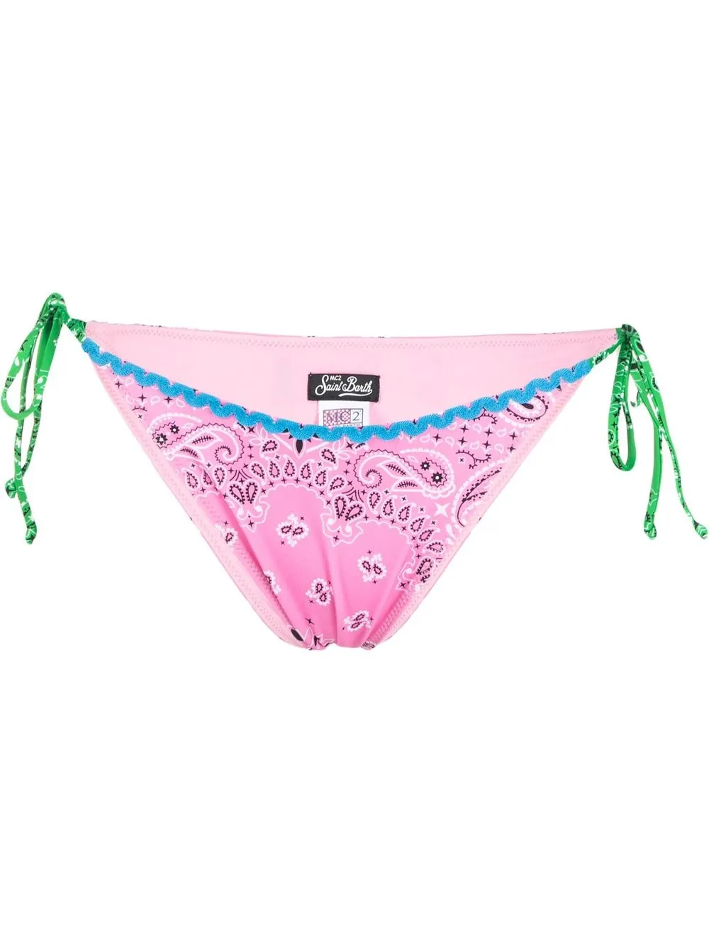 Mc Saint Barth Marielle Bandana Print Bikini Briefs Farfetch