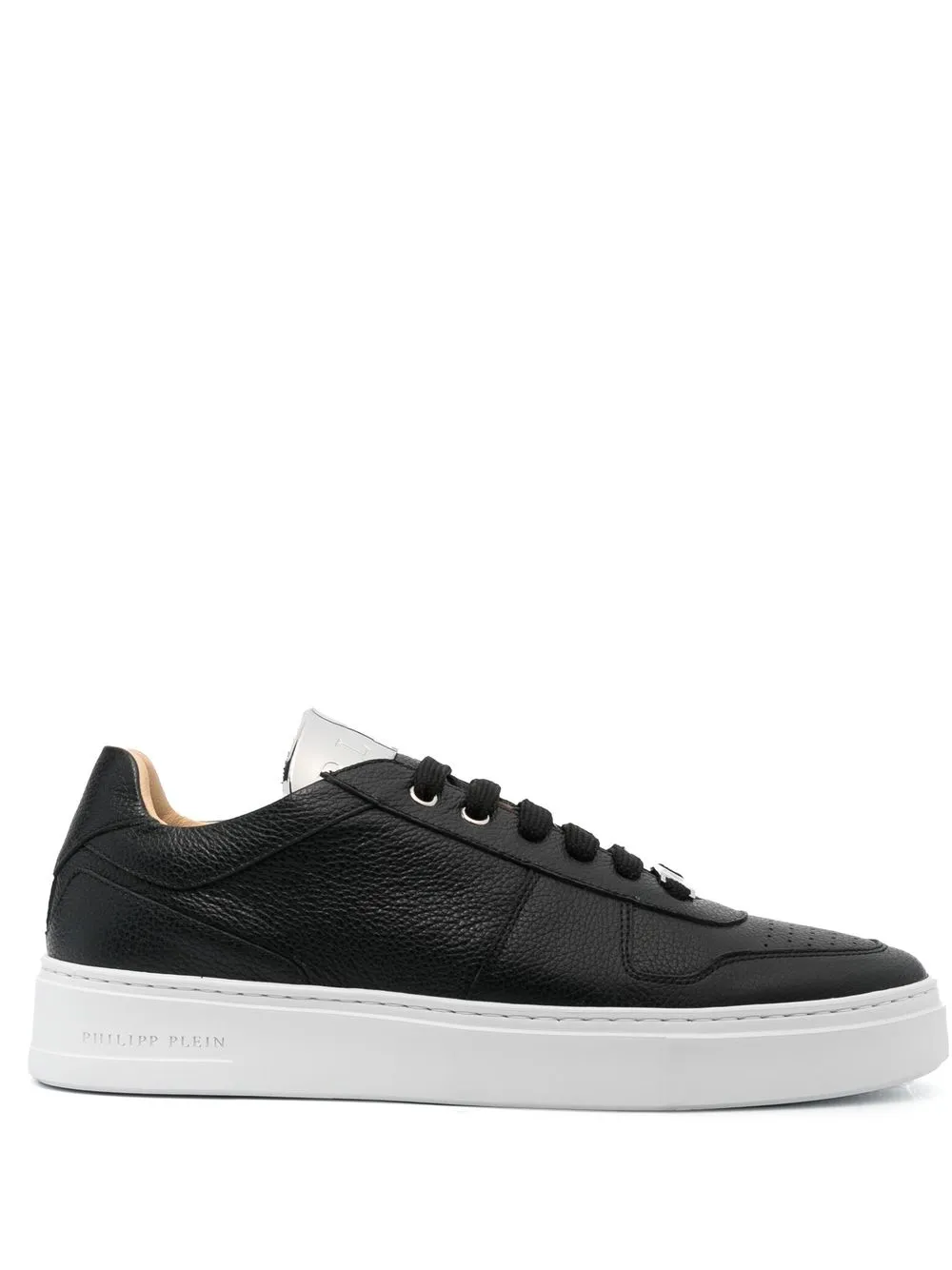 Philipp Plein logo low-top sneakers - Black