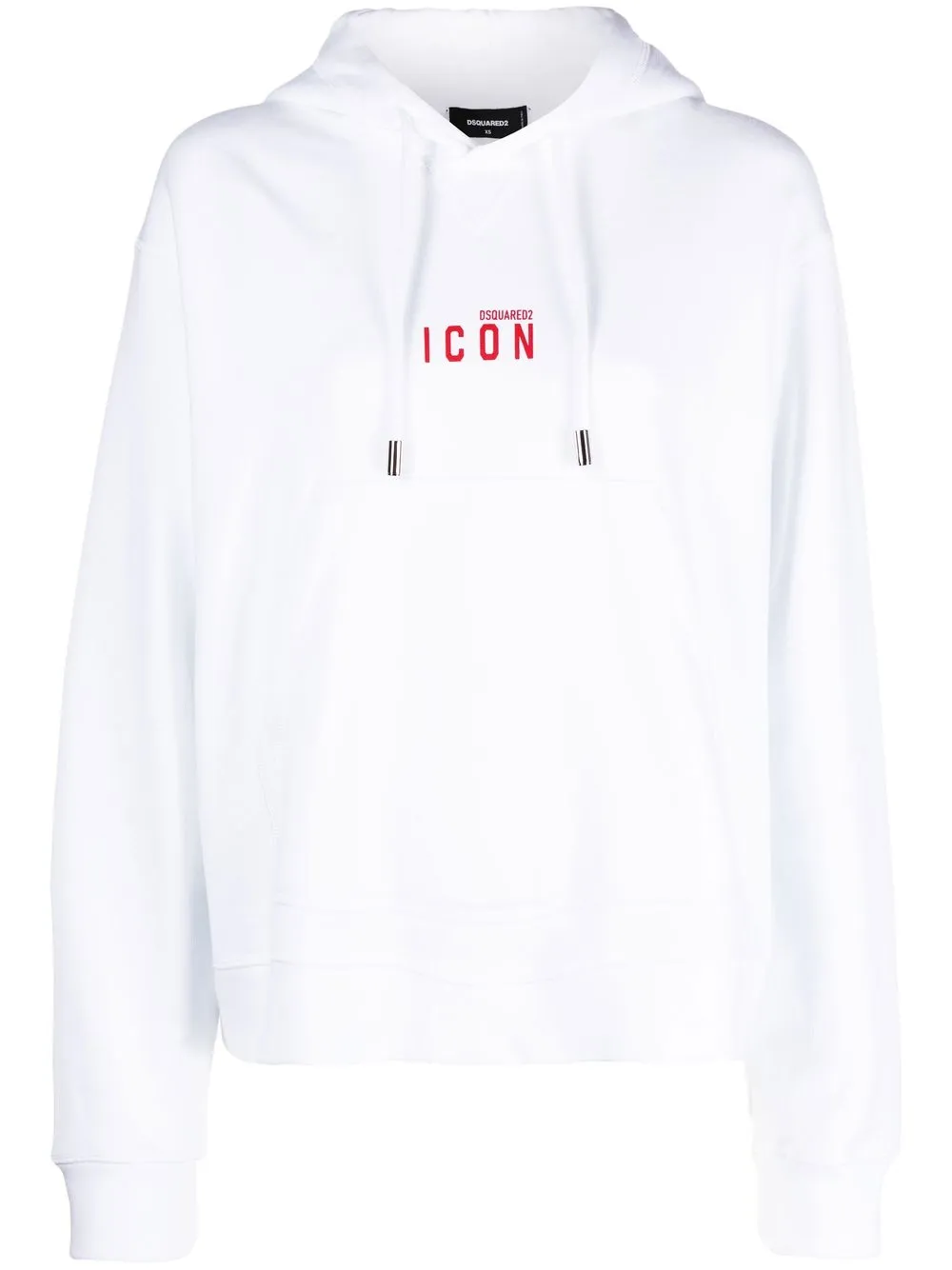 Dsquared2 hoodie con logo estampado - Blanco