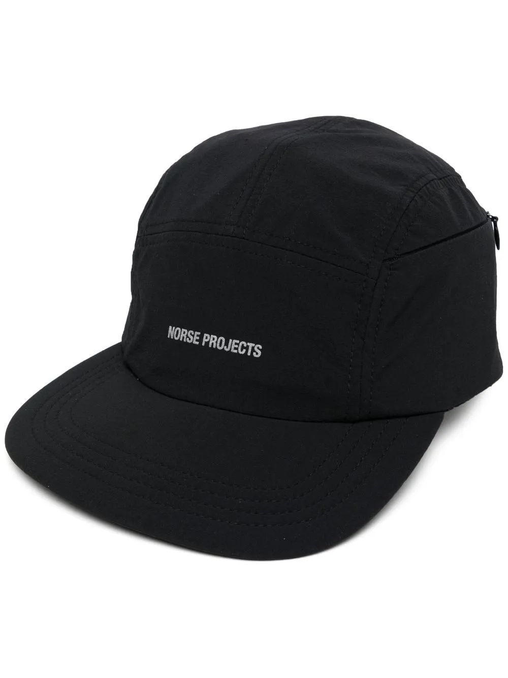 Norse Projects Travel logo-print baseball cap - Black