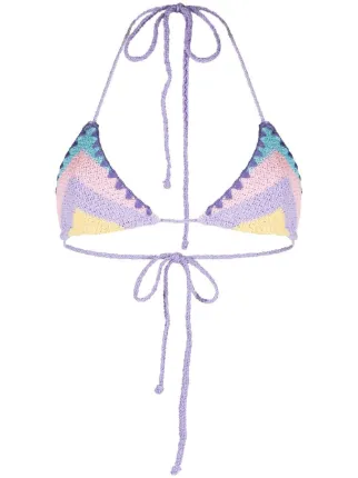 MC2 Saint Barth Leah Crochet Bikini Top Farfetch