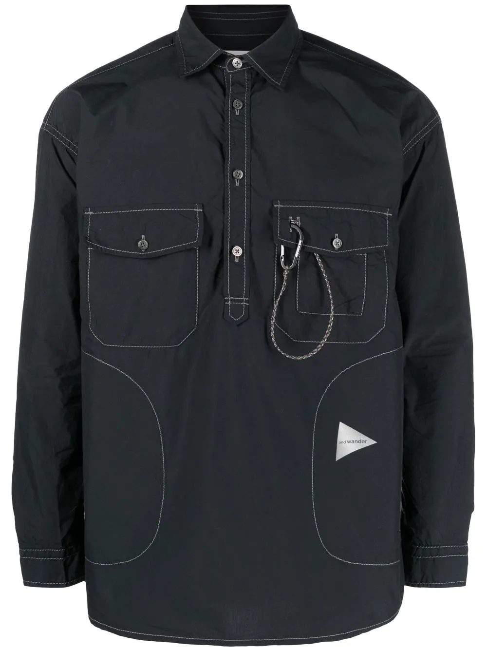 and Wander Cordura shirt jacket - Blue