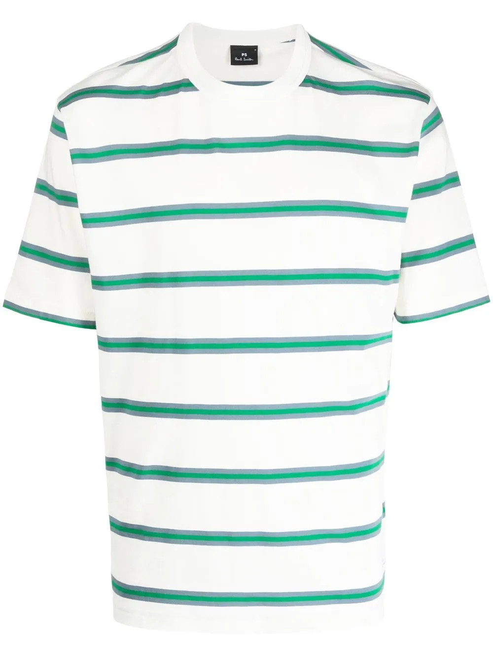 PS Paul Smith playera manga corta con rayas estampadas - Blanco