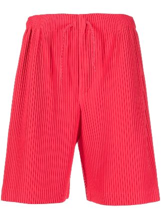 Homme Plissé Issey Miyake Pleated Drawstring Shorts Farfetch