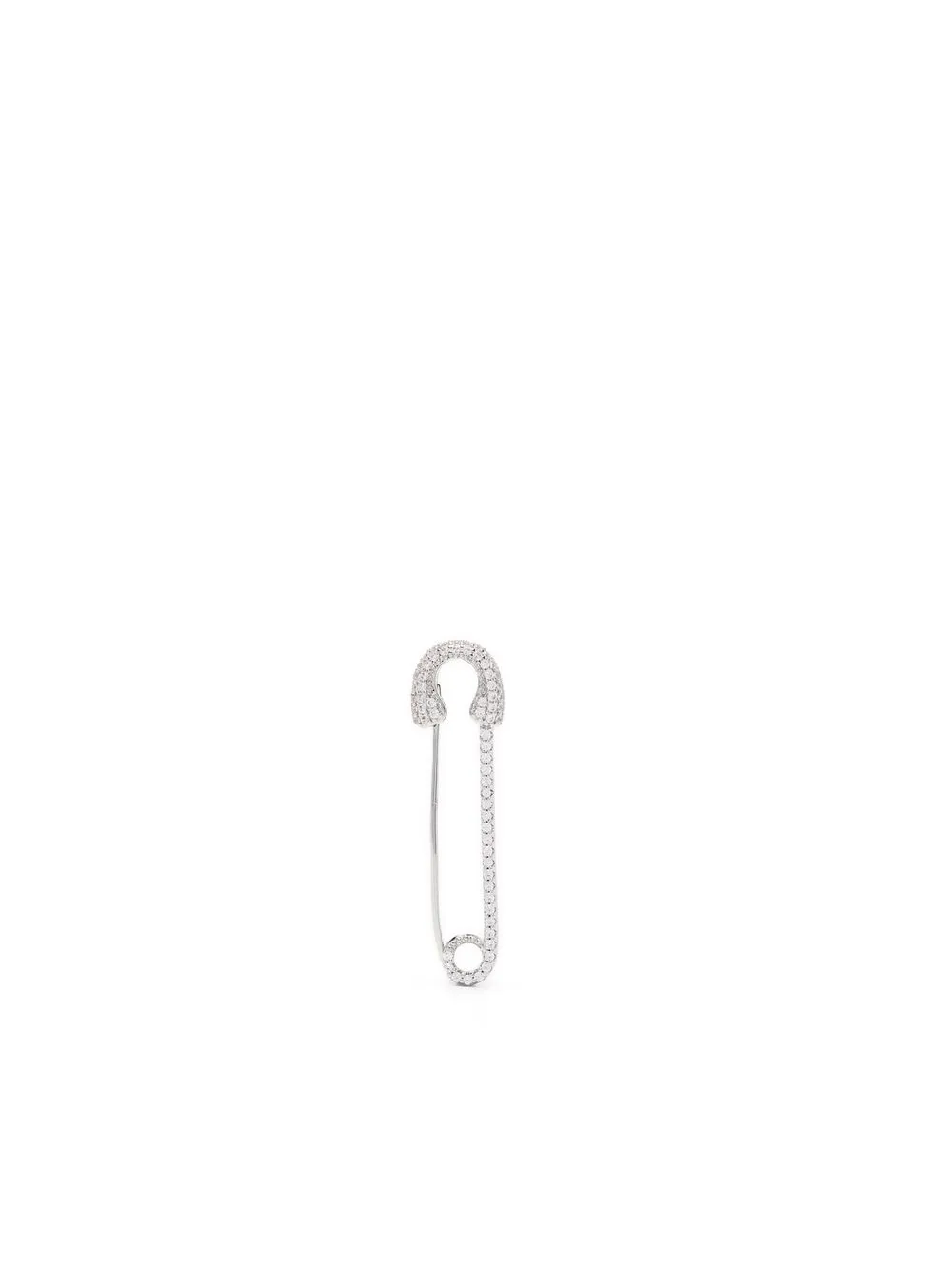 DARKAI Safety Pin single earring - Silver