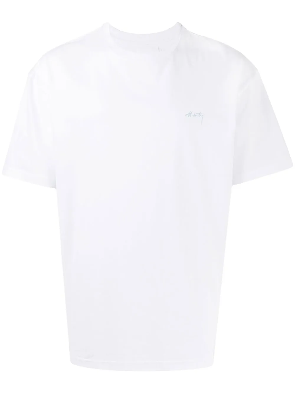 Off Duty logo-print short-sleeve T-shirt - White