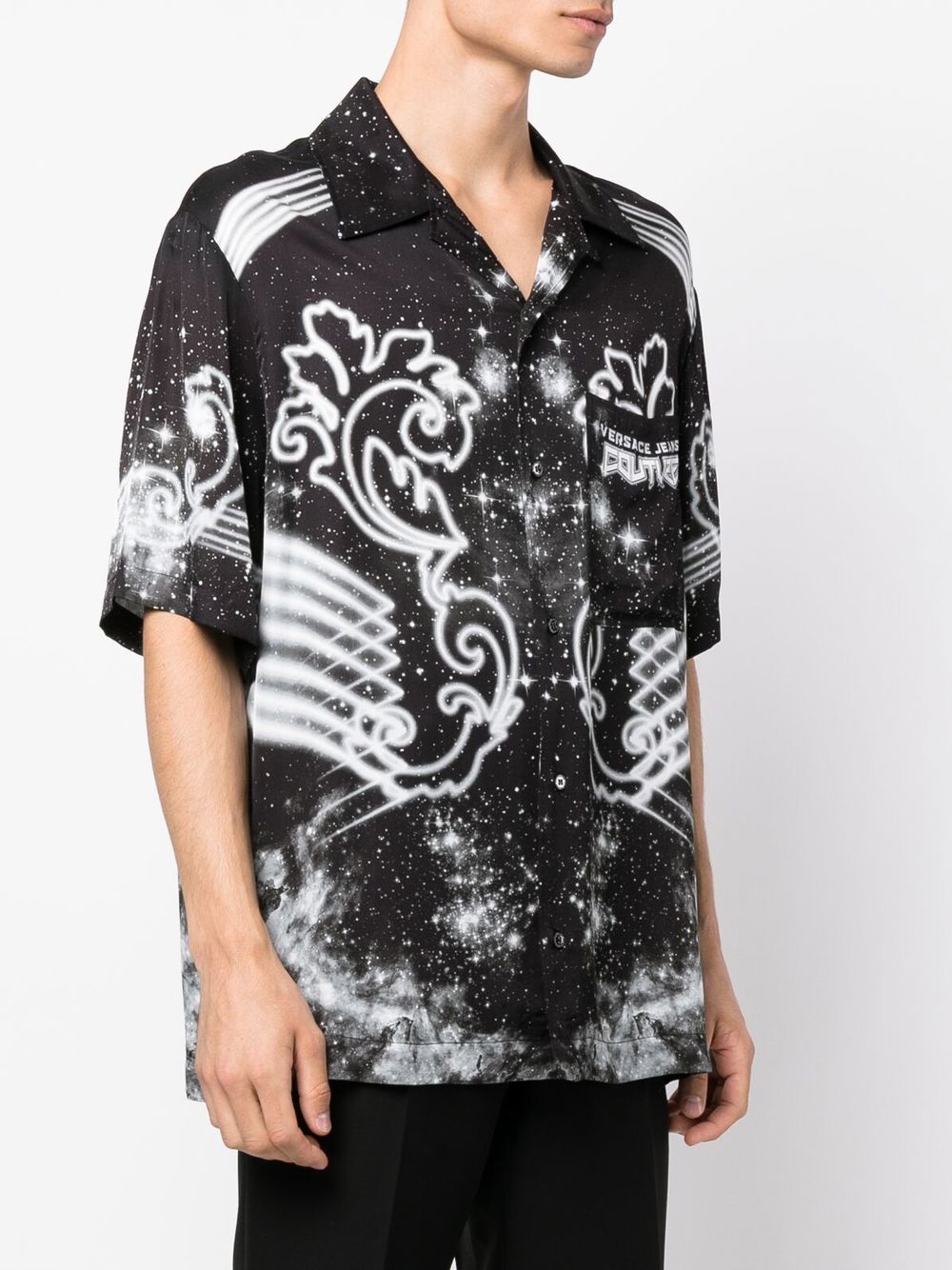 Versace Jeans Couture Galaxy Baroque Print Shirt Farfetch