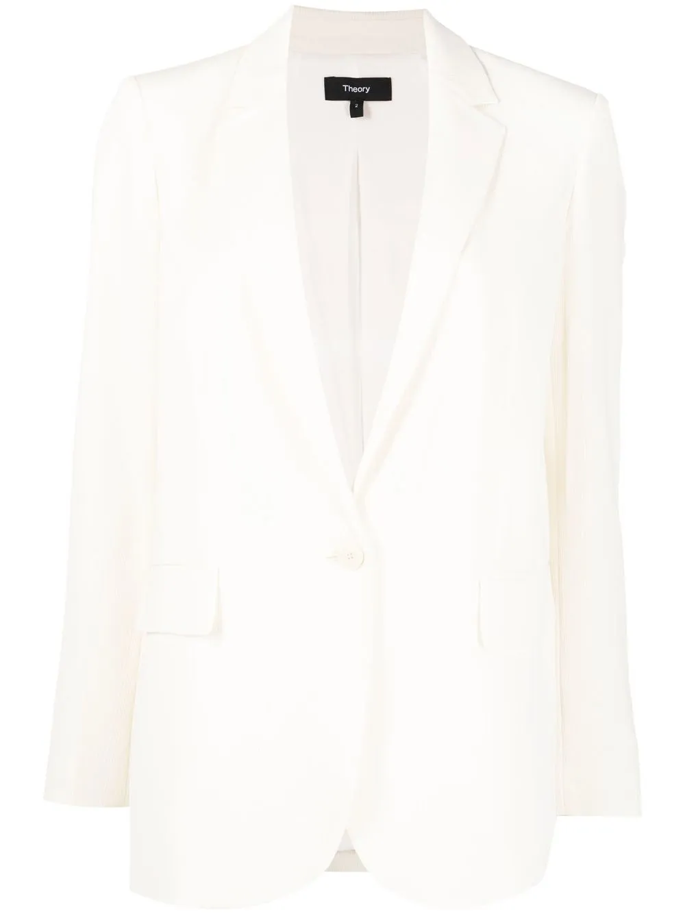 Theory blazer con botones - Blanco
