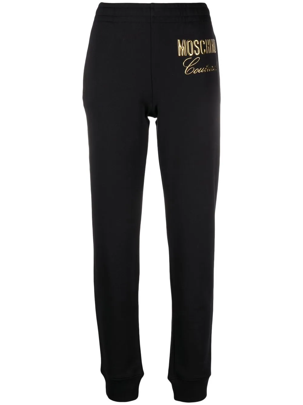 Moschino pants con logo estampado - Negro