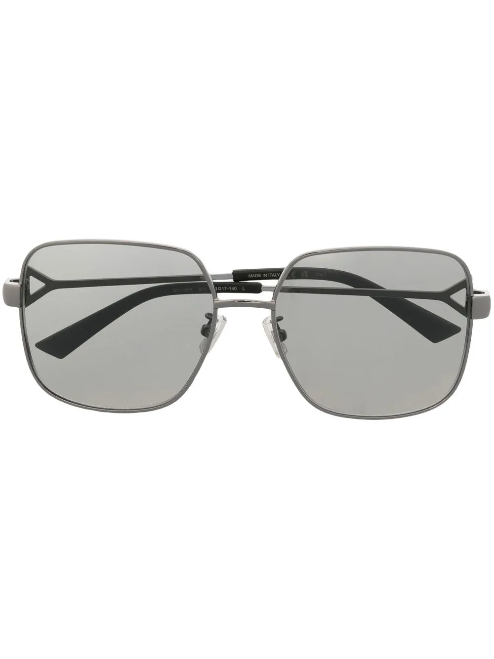 Bottega Veneta Eyewear lentes de sol delgados con armazón cuadrada - Negro
Bottega Veneta Eyewear lentes de sol delgados con armazón cuadrada - Negro