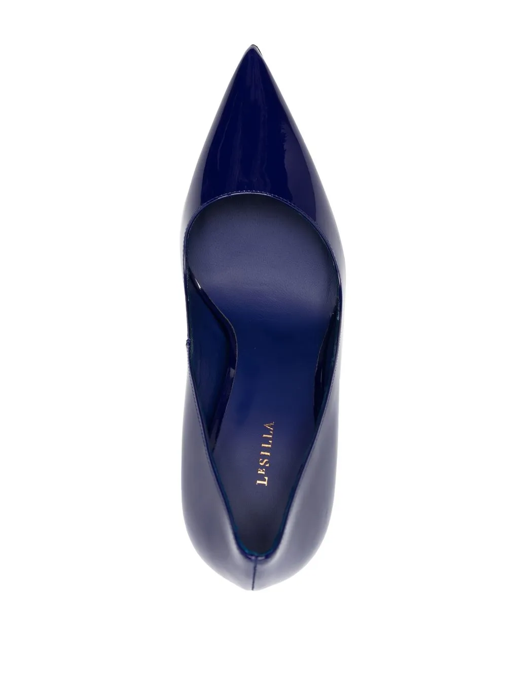 Le Silla 125mm Eva Patent Leather Pumps Blue FARFETCH