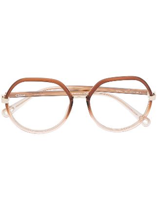 Chloé Eyewear Lunettes De Vue Franky à Monture Ronde Farfetch