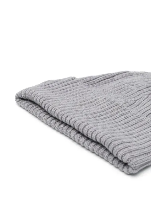 Lacoste Chunky Ribbed Knit Beanie Farfetch