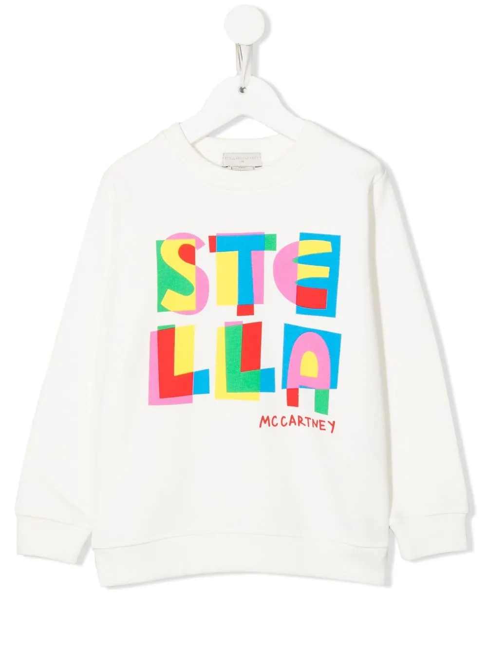 Stella McCartney Kids playera con logo en el pecho - Blanco