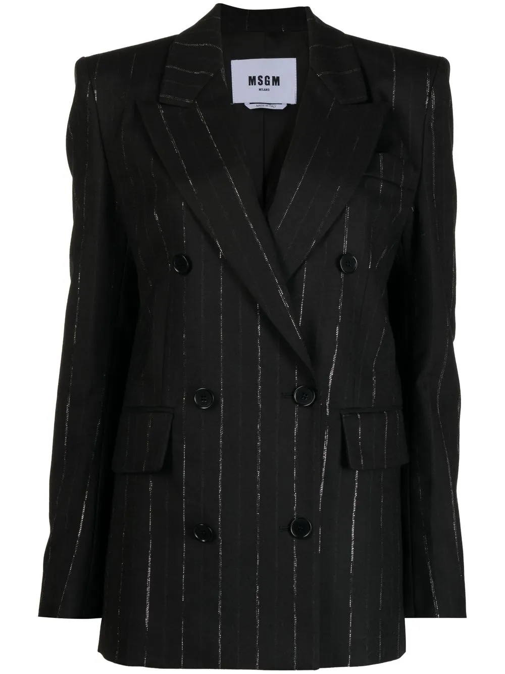 MSGM double-breasted blazer - Black