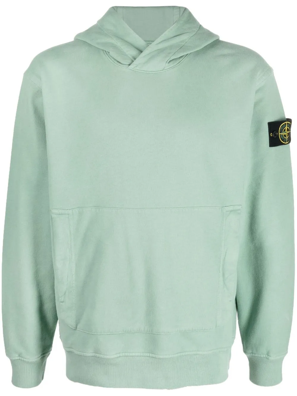 Stone Island hoodie con parceh Compass - Verde