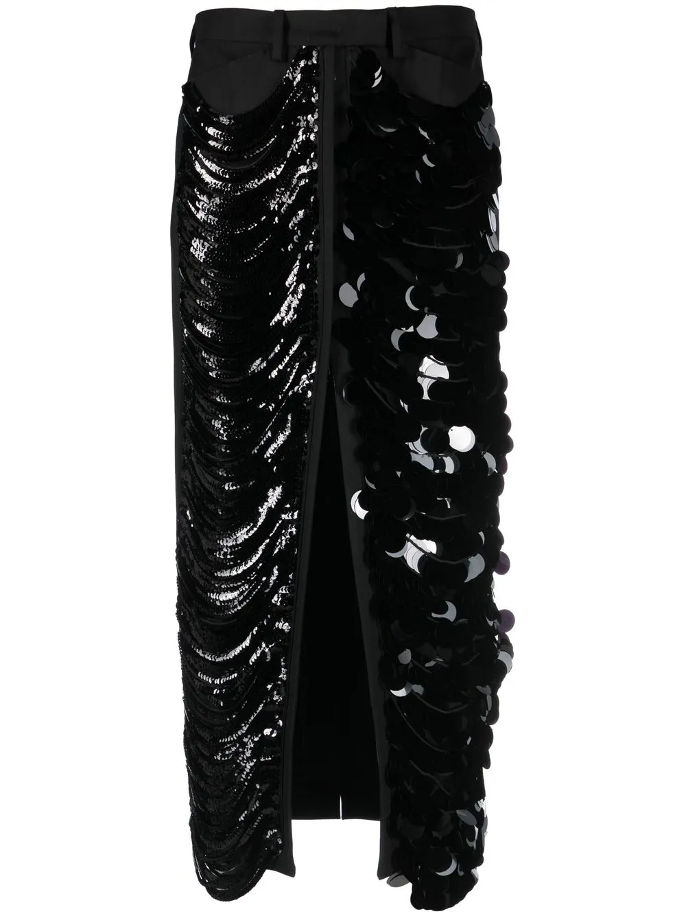 Nº21 sequin-embellished split pencil skirt - Black
Nº21 sequin-embellished split pencil skirt - Black