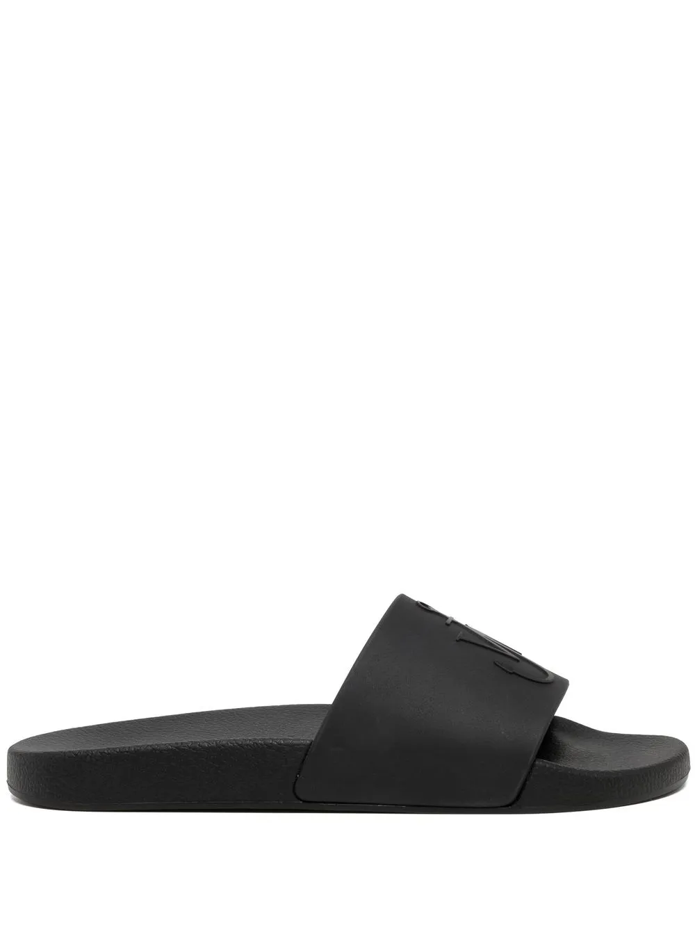 JW Anderson flip flops con motivo Anchor - Negro