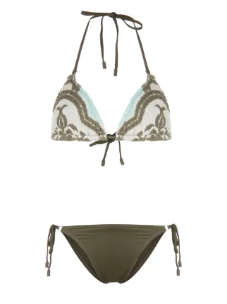 Zimmermann Jude Mini Triangle Towel Bikini Farfetch