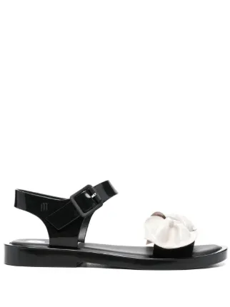 Viktor Rolf X Melissa Bow Detail Flat Sandals Farfetch