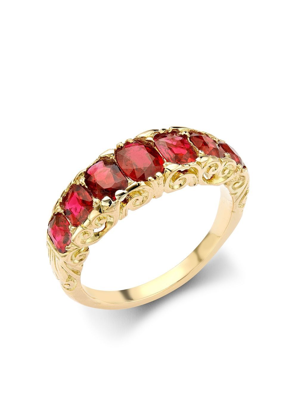 Pragnell Vintage Kt Yellow Gold Ruby Ring Farfetch