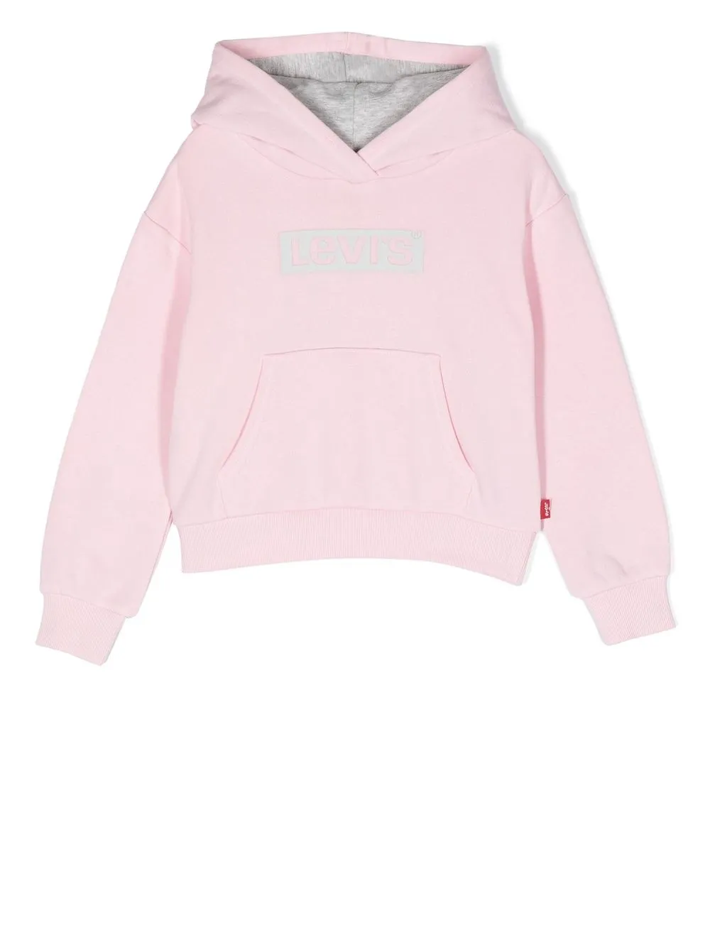 Levi's Kids hoodie con logo estampado - Rosado