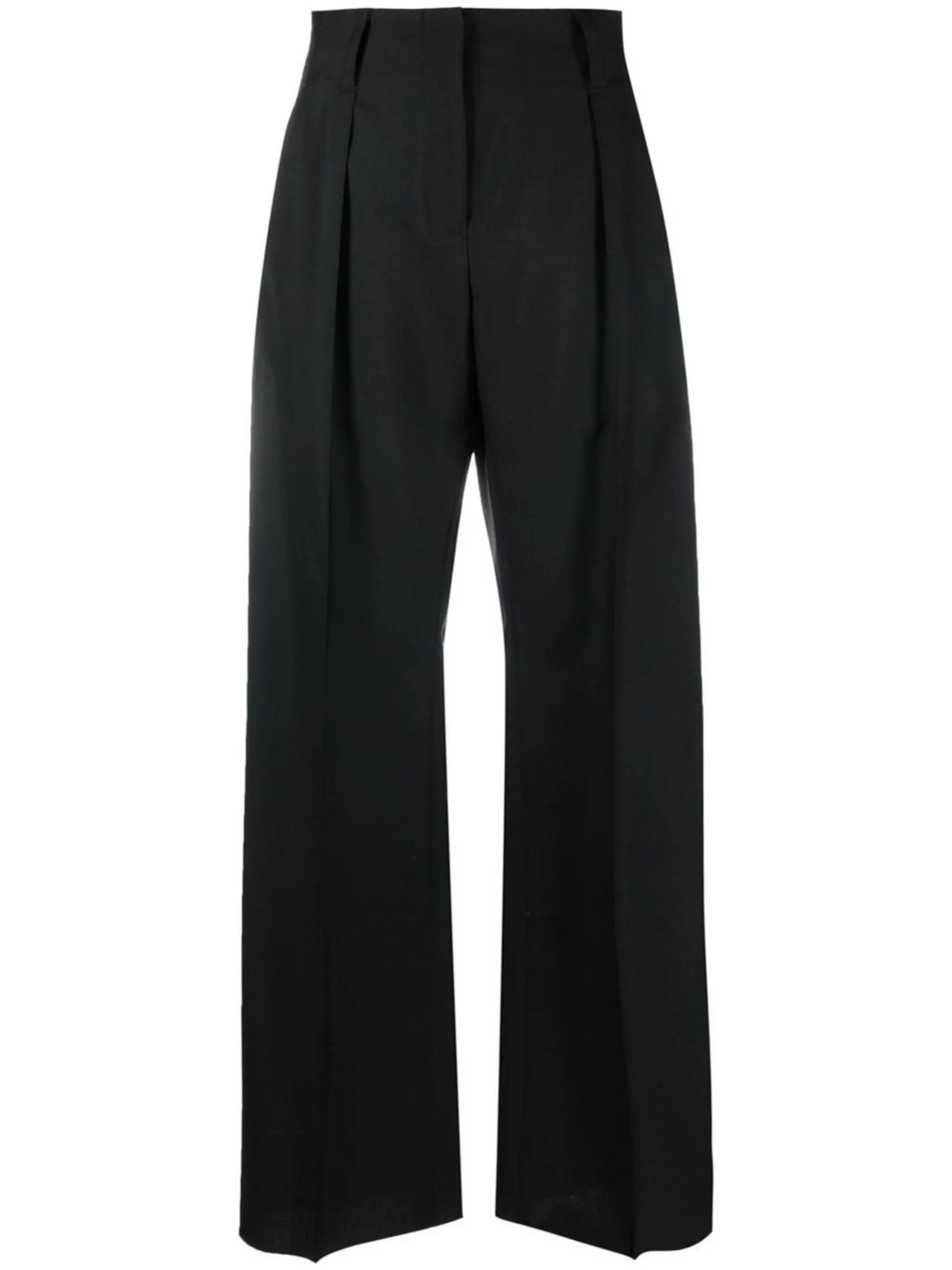 High Waisted Wide Leg Trousers Salvatore Ferragamo Eraldo