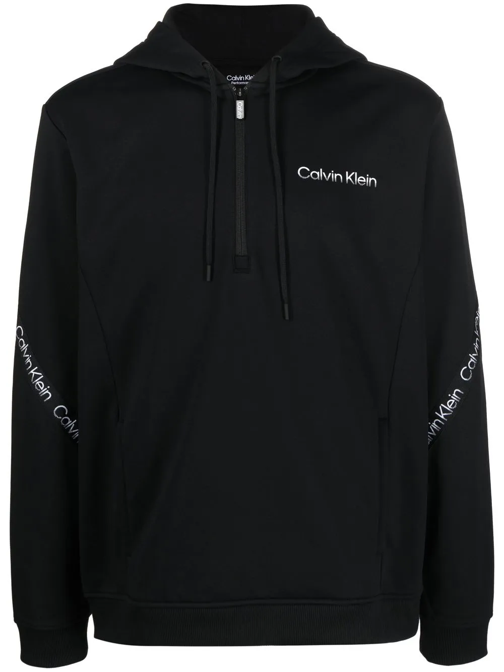 Calvin Klein hoodie con logo estampado - Negro