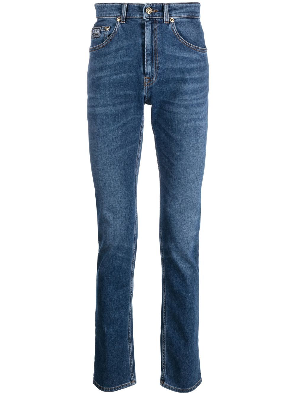 Versace Jeans Couture Skinny Jeans Con Tiro Medio Farfetch