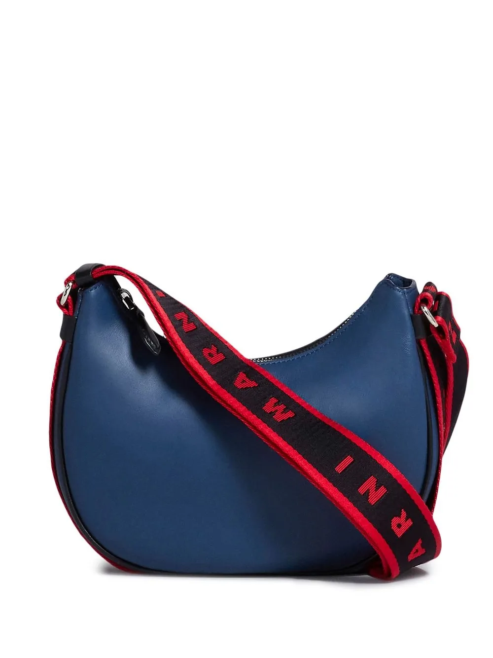 Marni Logo Strap Leather Shoulder Bag Farfetch