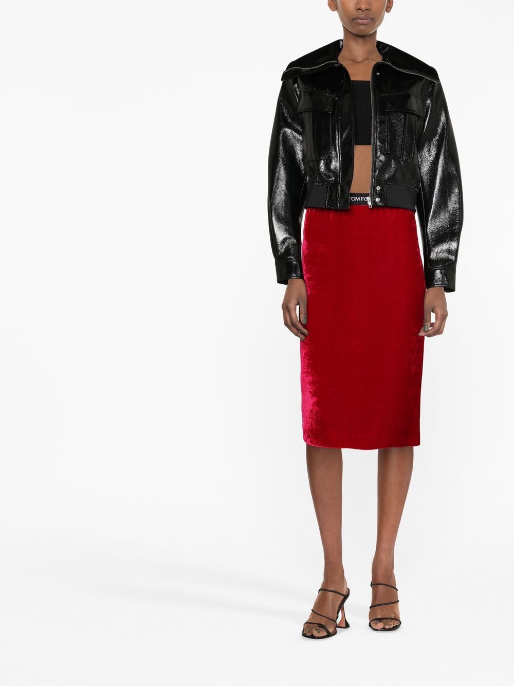 TOM FORD High Waisted Pencil Skirt Farfetch