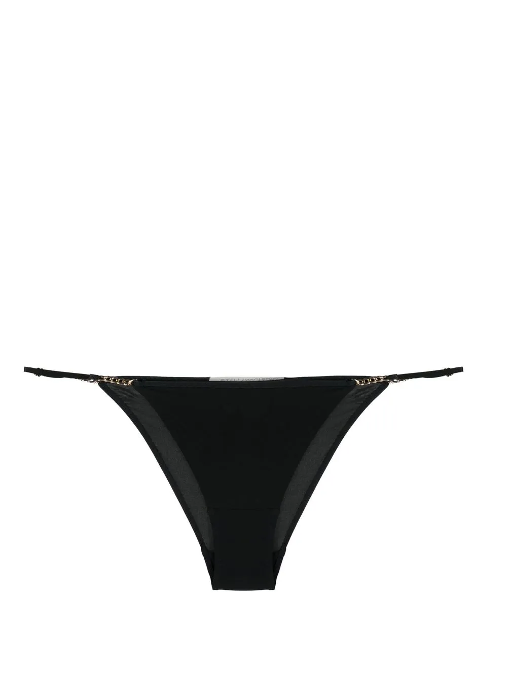 Stella McCartney calzones con detalle de cadena - Negro